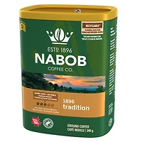 Nabob Medium Roast 1896 Tradition Ground Coffee, 340g Canister, 340g