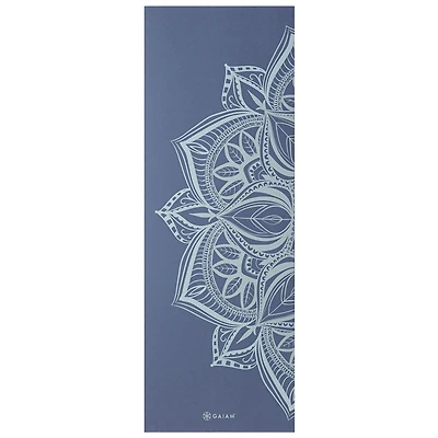 Tapis de yoga à points imprimés de qualité supérieure Gaiam 5 mm - Point de marée haute