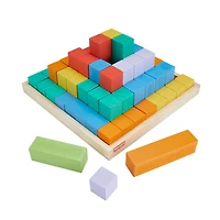 Fisher-Price Blocs à empiler en bois, 65 éléments en bois