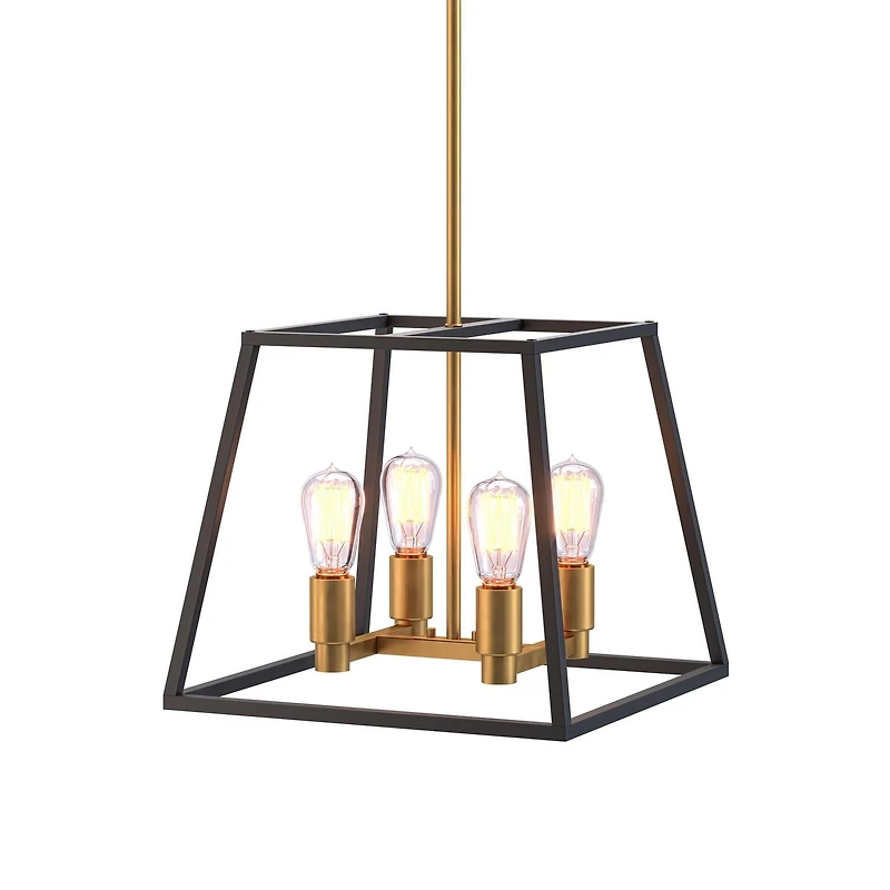 Artika Carter Square 4-Light Chandelier