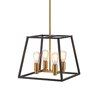 Artika Carter Square 4-Light Chandelier