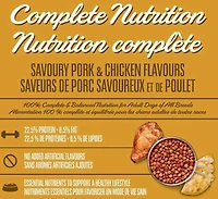 Ol'Roy Complete Nutrition Savoury Pork & Chicken Flavours Dry Dog Food 18kg - 100% Complete & Balanced Nutrition for Adult Dogs of all Breeds, 18 kg