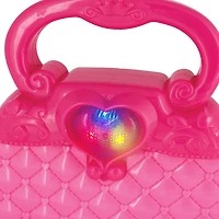 Kid Connection My First Purse with Light 6 Piece Pretend Playset for Ages 3+, 6pcs Set