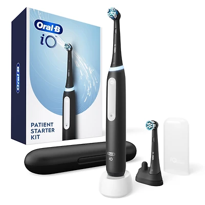 Brosse à dents électrique Oral-B iO Series 3 avec brossettes, rechargeable, noir 1CT