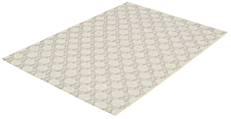 ECARPETGALLERY Tapis Fait à la Main pour Salon, Salle à Manger et Chambre à Coucher Floral Collection Collage 5'0" x 7'7" en Gris