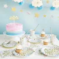 Assiettes Twinkle Twinkle Little Star 9 ", 8CT Les assiettes jetables mesurent 21.9CM
