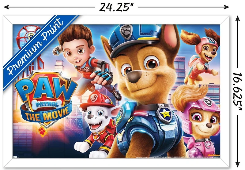 Nickelodeon Paw Patrol Movie - Theatrical Wall Poster, 22.375" x 34"
