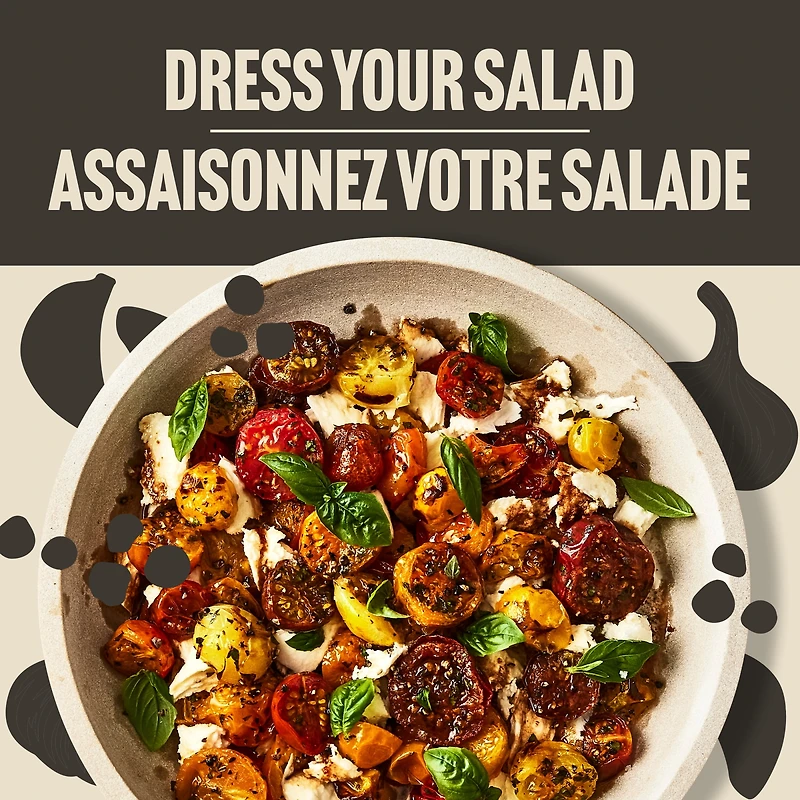 Vinaigrette Et Marinade À L'Ail Noir Et Au Poivre Concassé Pure J.L. Kraft, Bouteille