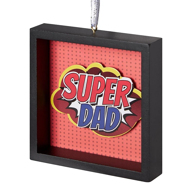 Holiday Time Super Dad Ornament