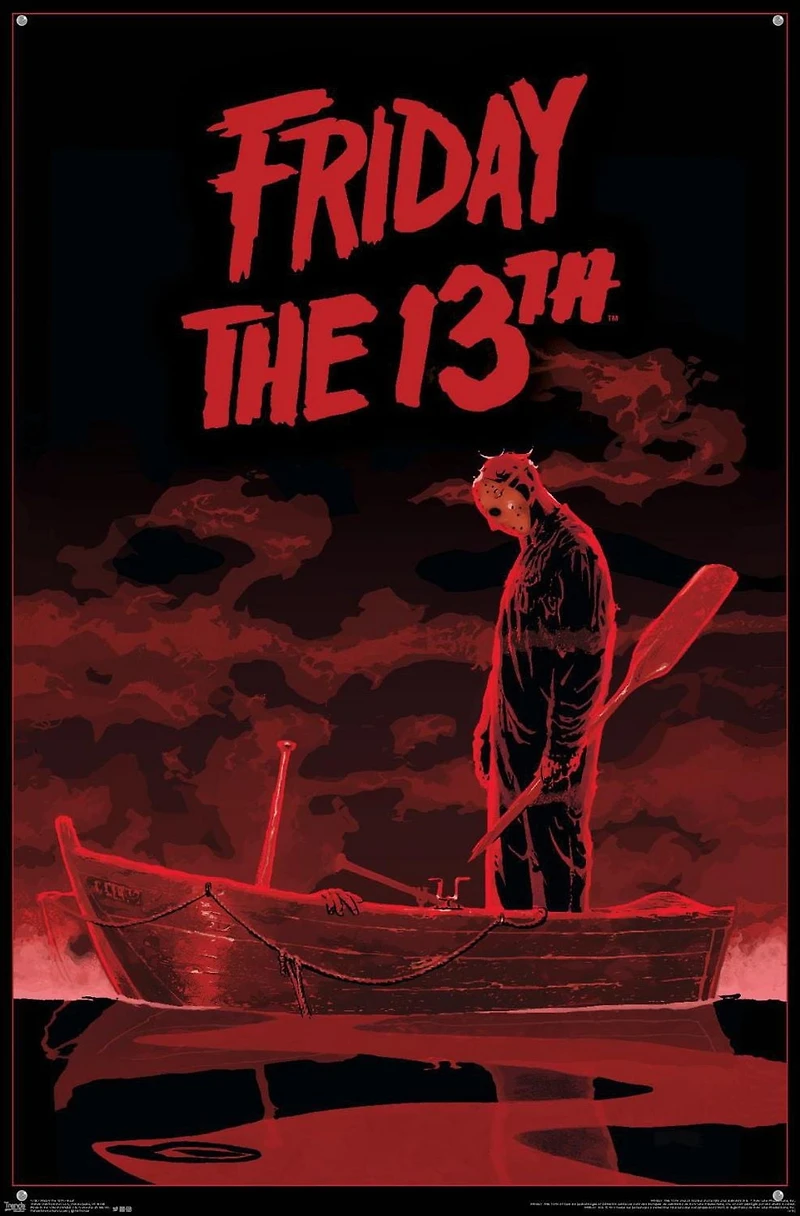 Friday The 13th - Boat Wall Poster, 22.375" x 34"
