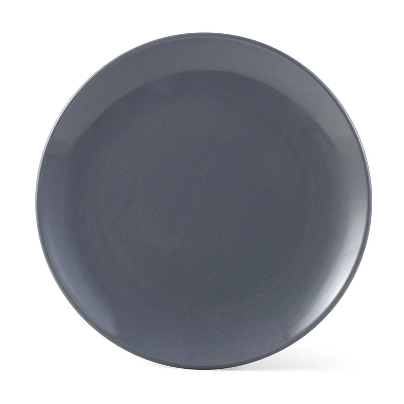 Mainstays Glazed Grey Round Stoneware Salad Plate, 7.4”, Color glaze with stoneware