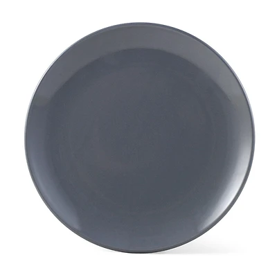 Mainstays Glazed Grey Round Stoneware Salad Plate, 7.4”, Color glaze with stoneware