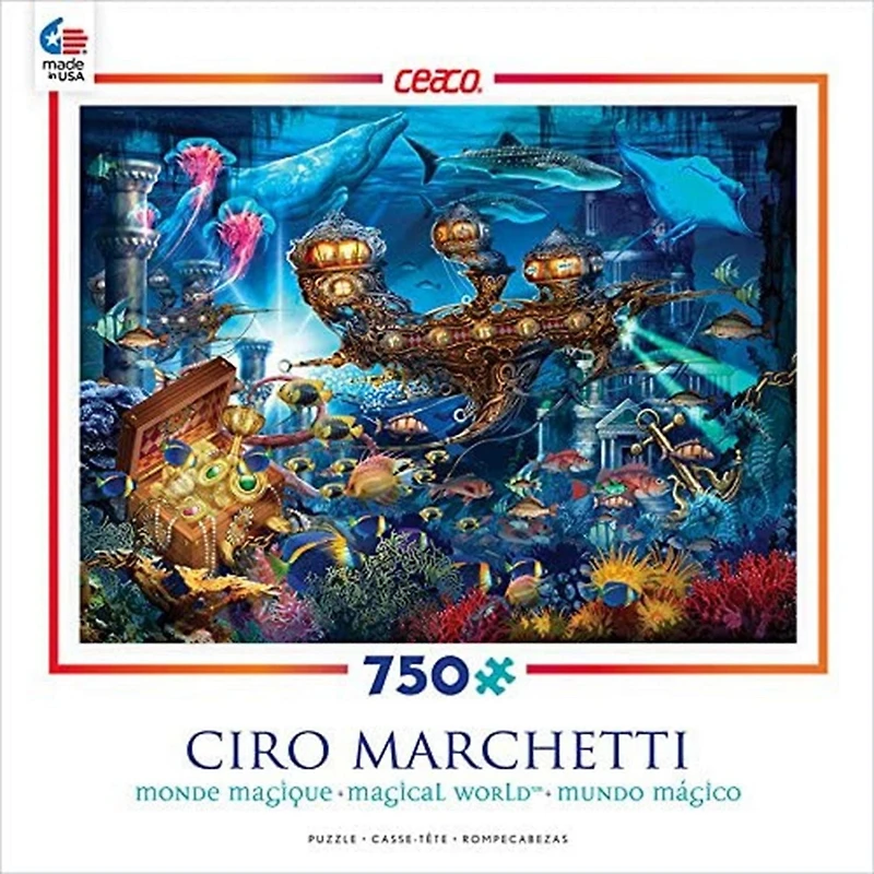 Ceaco Ciro Marchetti Puzzle Magic World 750 Pièces Atlantis Express
