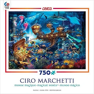 Ceaco Ciro Marchetti Puzzle Magic World 750 Pièces Atlantis Express