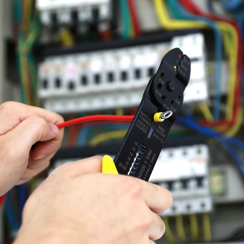 WorkPro Pince à dénuder et à sertir Pince à dénuder et connecteurs
