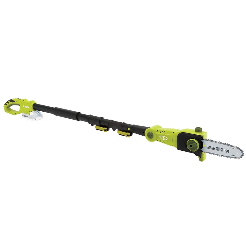 Sun Joe Scie à chaîne sans cordon à manche télescopique Sun Joe 24V-PS8-LTE, 24V, 20,3cm, 2Ah