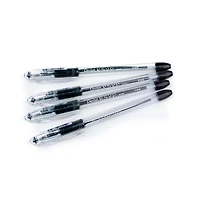 Pentel R.S.V.P. Black Ballpoint Pen 0.7mm, 4 pack
