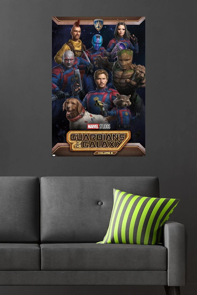 Marvel Guardians of the Galaxy Vol 3 - Group Wall Poster, 22.375" x 34"
