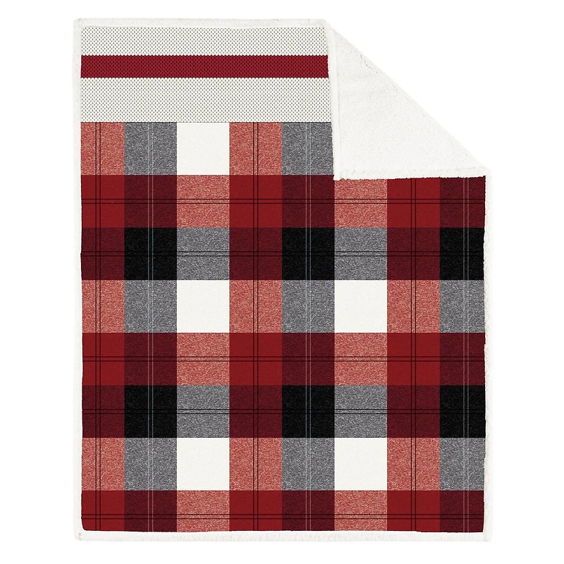 Safdie & Co. Premium Ultra Soft Throw Blanket with Sherpa Reverse Winter Plaid