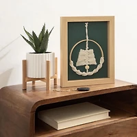 Framed Woven Art 8x10 Green