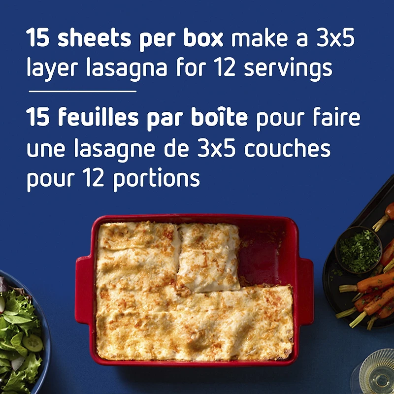 Pâtes À Lasagne Prêtes À Cuire Barilla 255 g