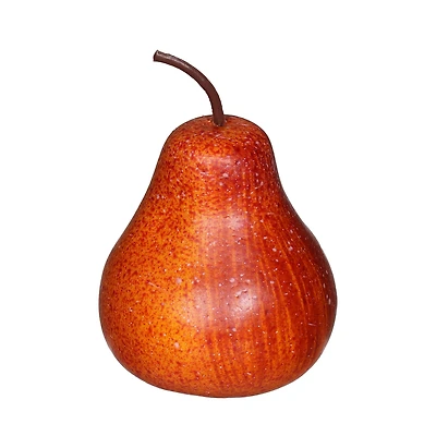 3.5inch Height  Harvest  Mini Foam Pear-Orange
