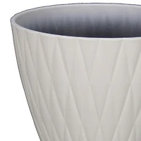 18" Tuftted Planter, Decorative Planter