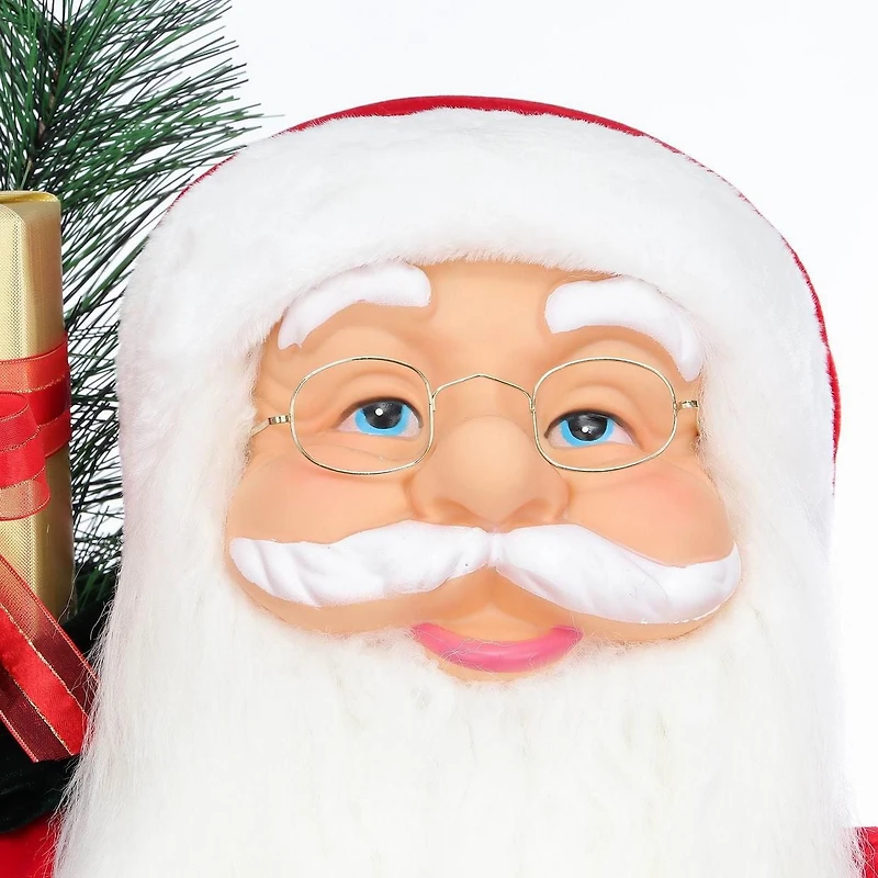 Holiday Time 48" Fabric Santa Decor