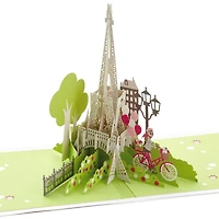 Carte de fête Signature en relief – Paper Wonder de Hallmark (Paris « Très Happy »)