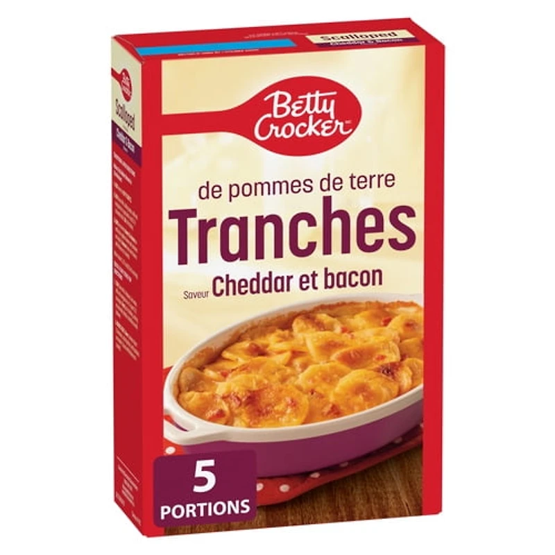 Pommes de terre en Tranches Cheddar et bacon de Betty Crocker 148g