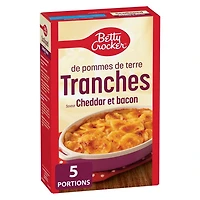 Pommes de terre en Tranches Cheddar et bacon de Betty Crocker 148g