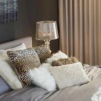 BELTON FAUX FUR PILLOW 18"X18" 2-PACK