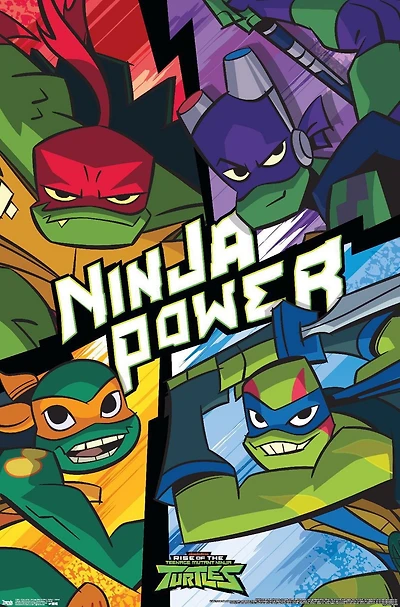 Nickelodeon Rise of The Teenage Mutant Ninja Turtles - Turtles Wall Poster, 22.375" x 34"