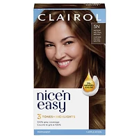 Coloration permanente Clairol Nice'n Easy Couverture Des Cheveux Gris À 100