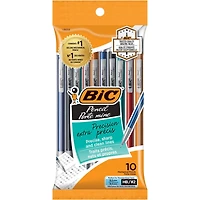 Porte-mine Extra-Précision de BIC, corps métallique, pointe fine (0,5 mm), 10 unités, traits précis pour une calligraphie soignée Lot de 10
