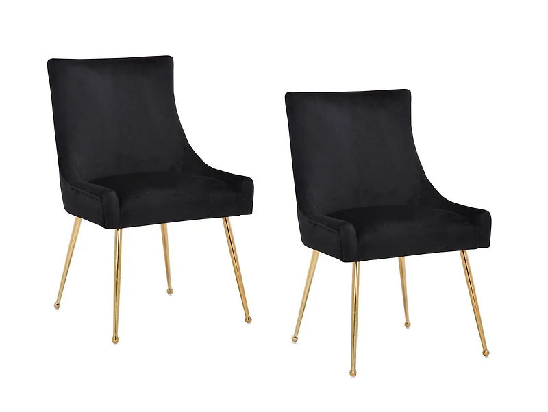 Plata Import Chaise Heye II en Noir - Set 2