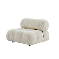 CHAISE LONGUE AMANDO AVEC TISSU BOUCLE