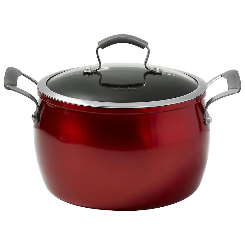 Epicurious 11Pc Aluminium Ustensiles de cuisine Ensemble rouge
