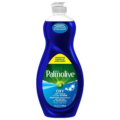 Palmolive Ultra Oxy Savon à Vaisselle Liquide, Dégraissant Puissant Bouteille de 591 ml