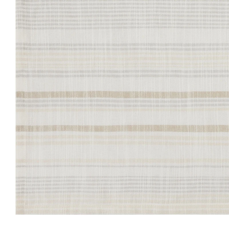 Lot de 4 serviettes de table tissées à rayures naturelles Better Homes & Gardens - 20" x 20" - Neutre - 100 % coton