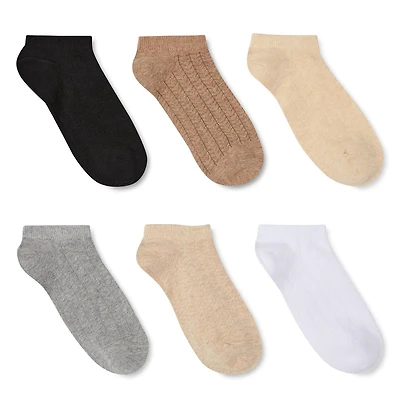 George Women's Low-Cut Socks 6-Pack