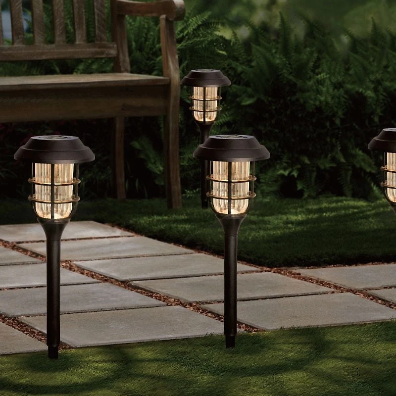 Mainstays Solar LED Cage Landscape Light