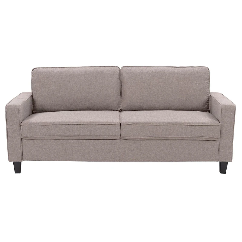 Georgia Linen-Like Fabric Three Seater Sofa