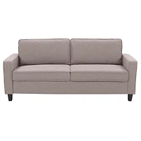 Georgia Linen-Like Fabric Three Seater Sofa