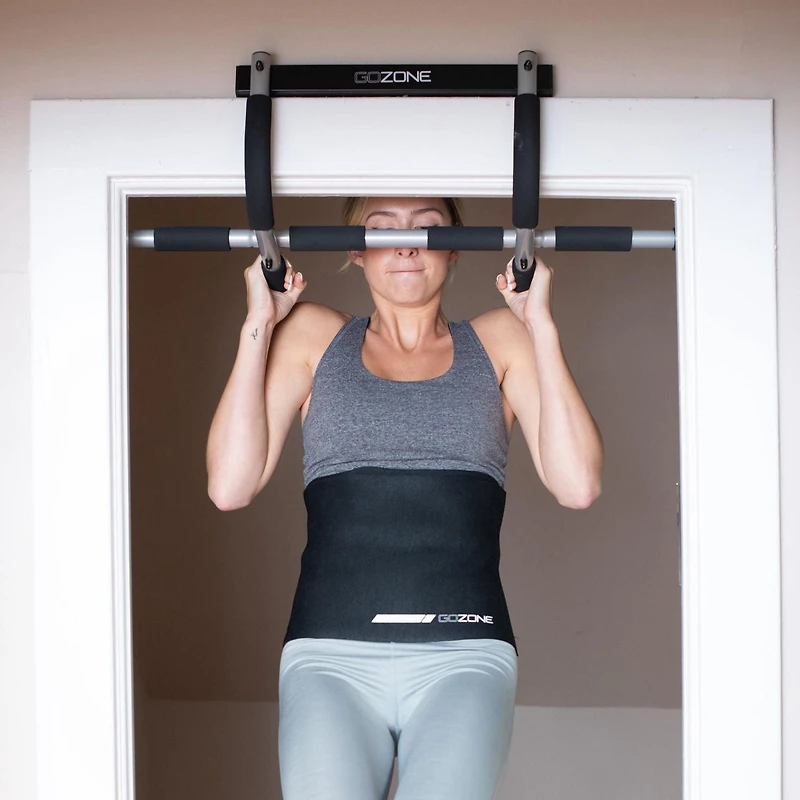 Gym de porte GoZone – Noir/argent