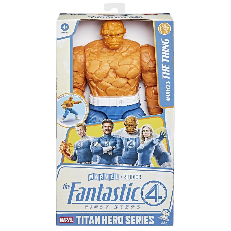 Marvel Studios Titan Hero Series The Fantastic Four: First Steps Marvel’s The Thing Action Figure