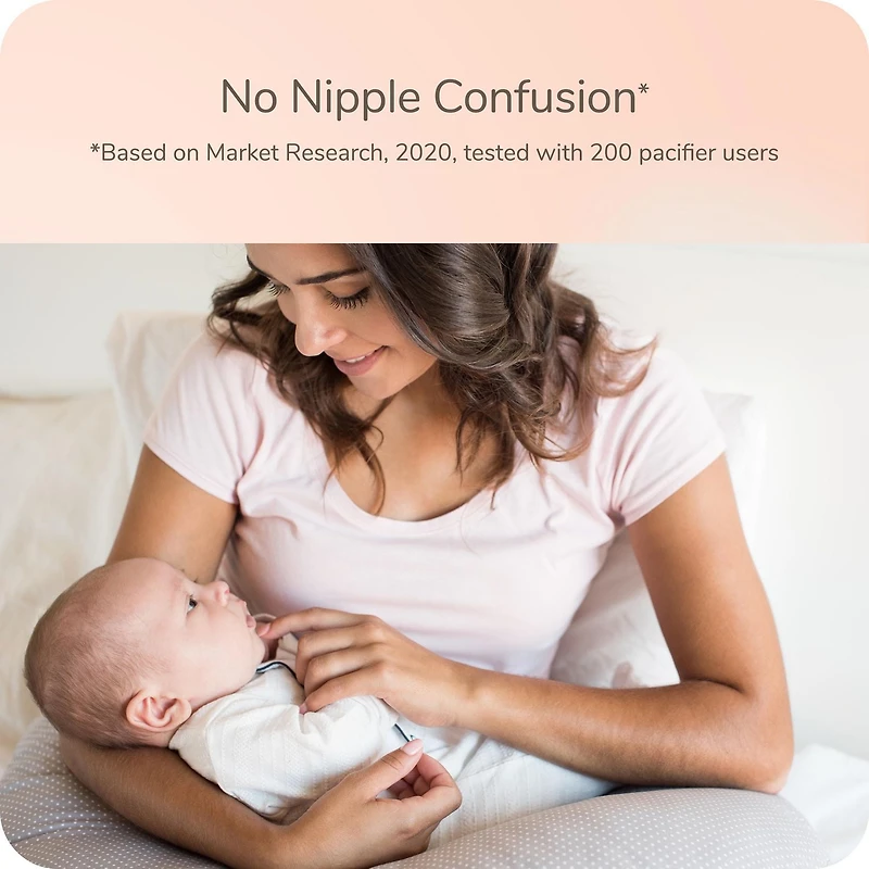 NUK Space Glow-in-the-Dark Orthodontic Pacifiers, 2 Pack