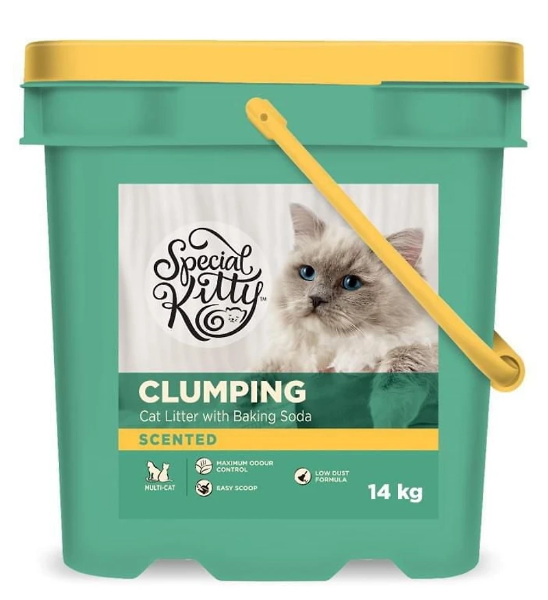 Special Kitty Clumping Scented Cat Litter, 14 Kg