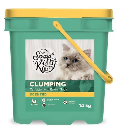 Special Kitty Clumping Scented Cat Litter, 14 Kg