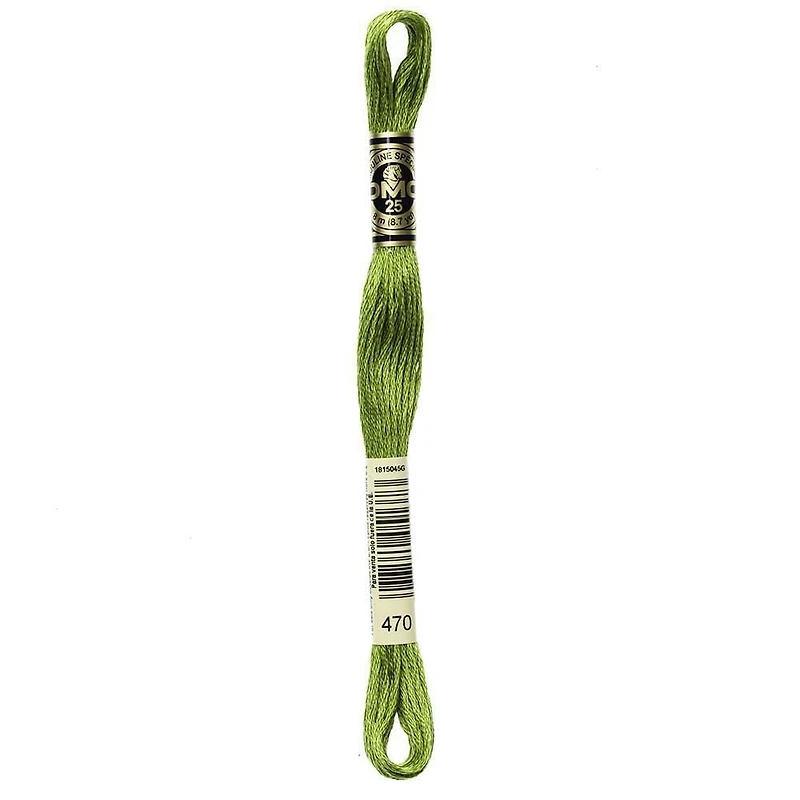 DMC Green Cotton 6 Strand Floss 8m